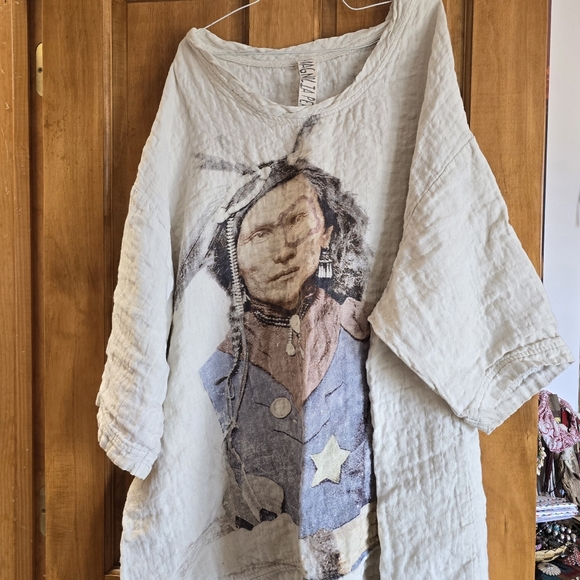 Magnolia Pearl Linen Warrior Shirt - Picture 2 of 2